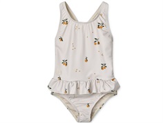 Liewood peach/sandy swimsuit Amara UPF 40+
